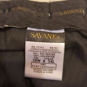 Savane comfort plus mens slacks.  38x34